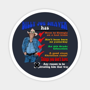 Billy Joe Shaver's Checklist Magnet